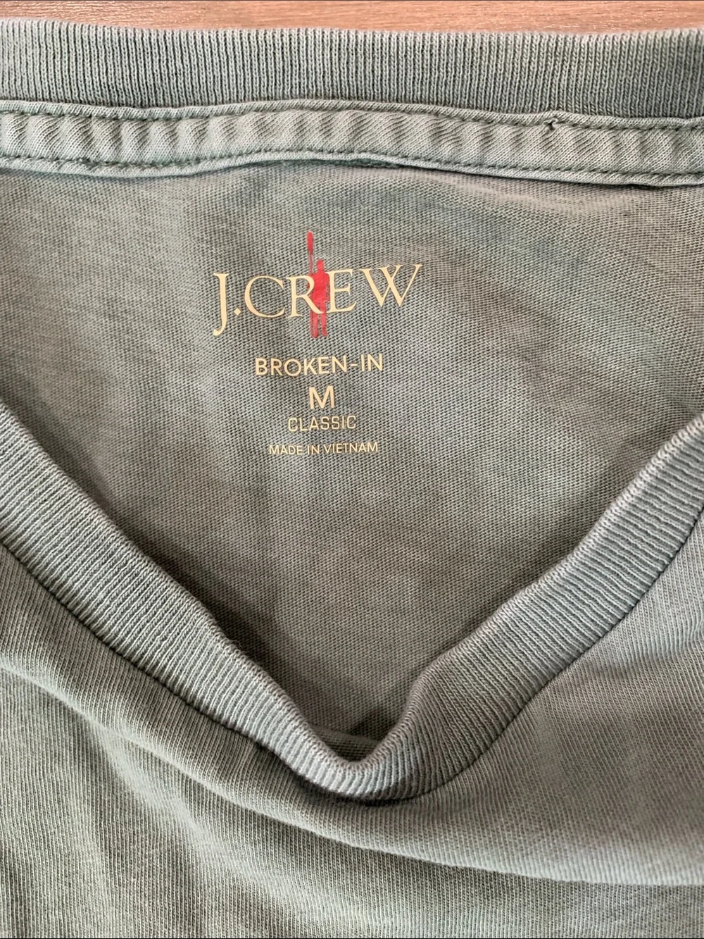 J. Crew Short-Sleeve Broken-In Tee Classic Fit Size Medium